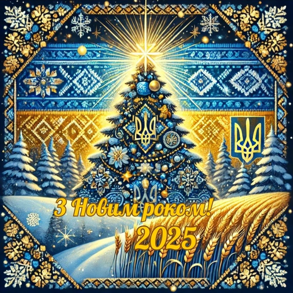 Вітання з прийдешнім Новим 2025 роком! :Держлікслужба